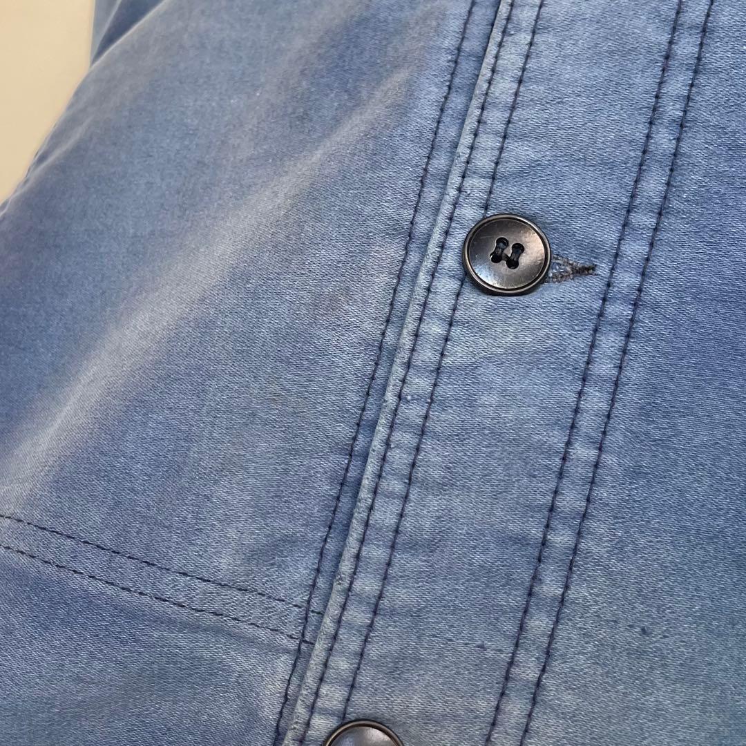 70s 80s フレンチ モールスキンジャケット カバーオール ヴィンテージ