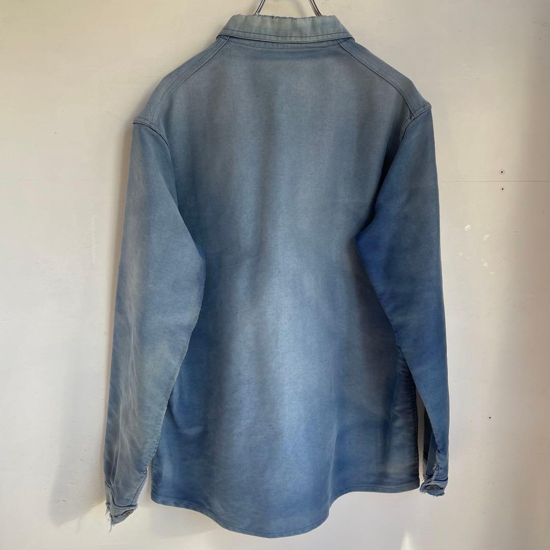 70s 80s フレンチ モールスキンジャケット カバーオール ヴィンテージ