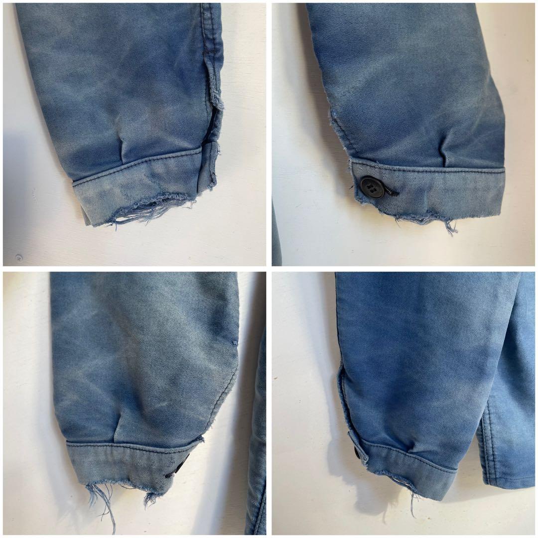 70s 80s フレンチ モールスキンジャケット カバーオール ヴィンテージ