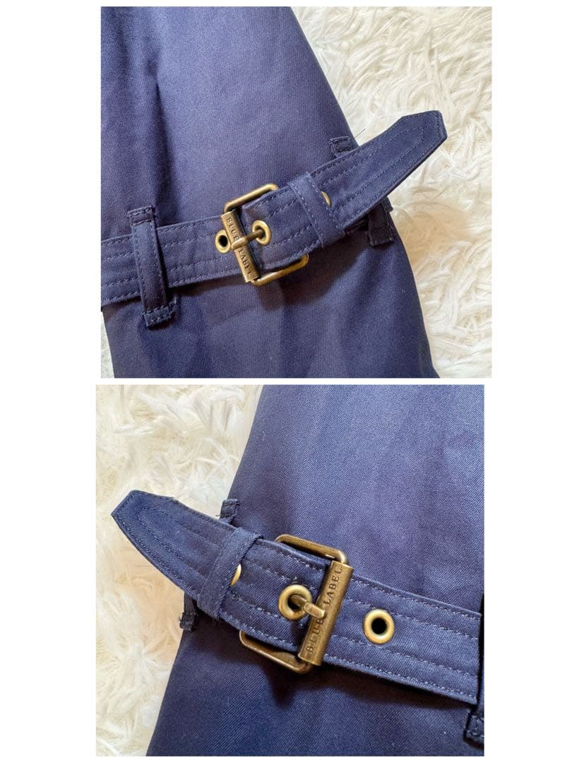 未使用級 ブルーレーベルクレストブリッジ ライナー ベルト付き トレンチコート