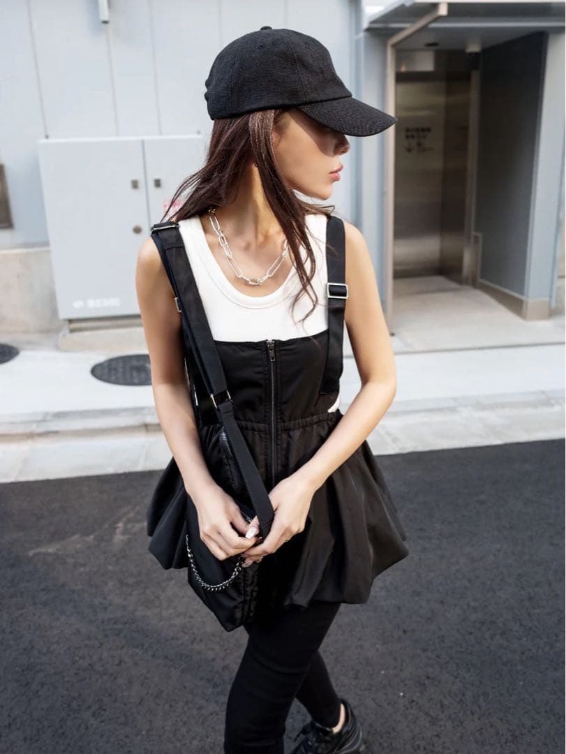 【美品】Glam Lips ミリタリーペプラムチュニック