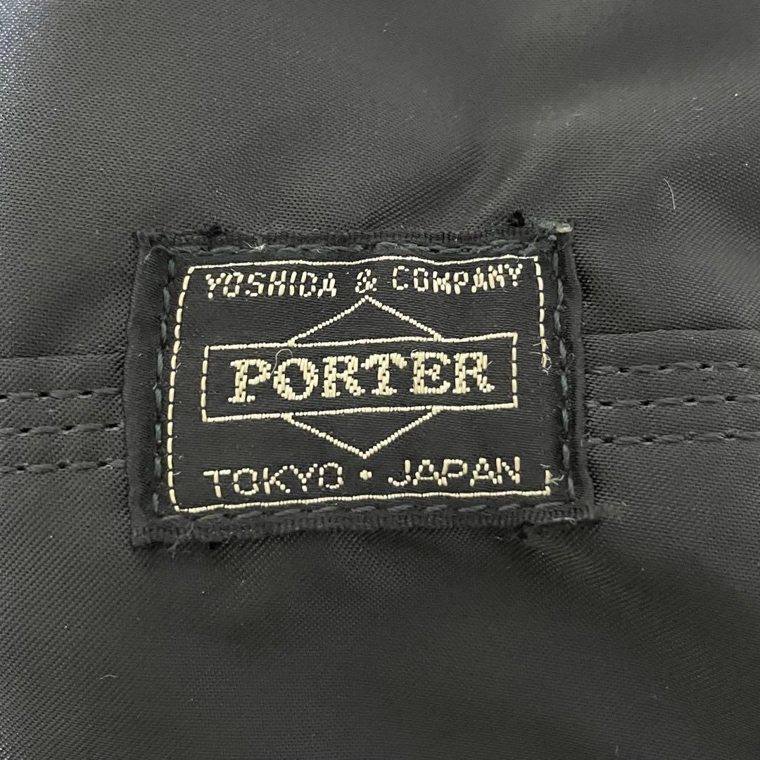 【美品】PORTER ポーター タンカー ミニボストンバッグ ブラック