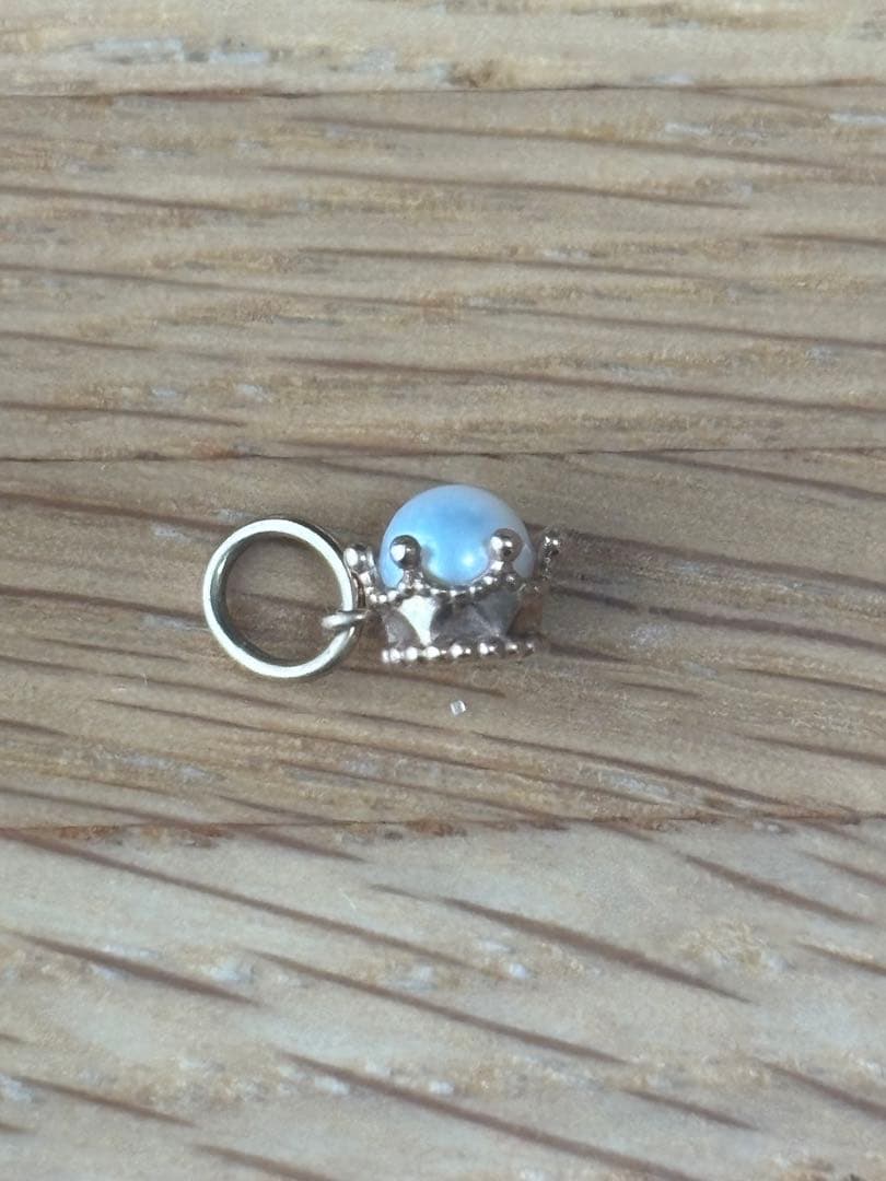 アガット　agete パールチャーム　k10