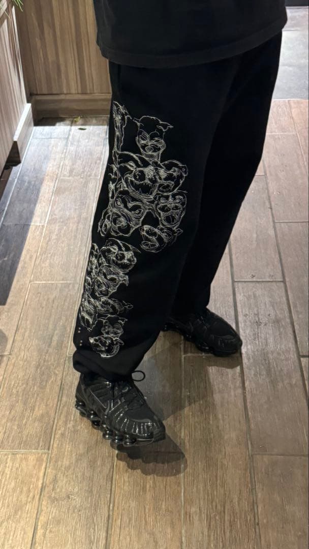 Supreme Pitbulls Embroidered Sweatpant 黒