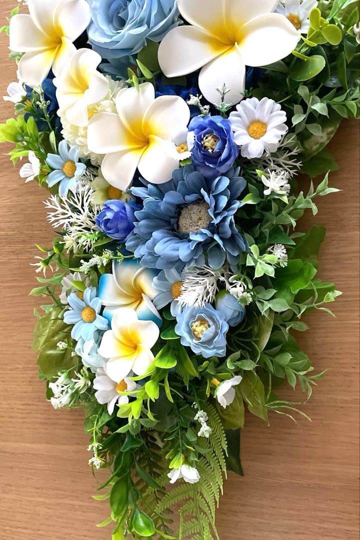 夏色プルメリアのスワッグ夫婦アレンジ❣️ayu❣️２つセット