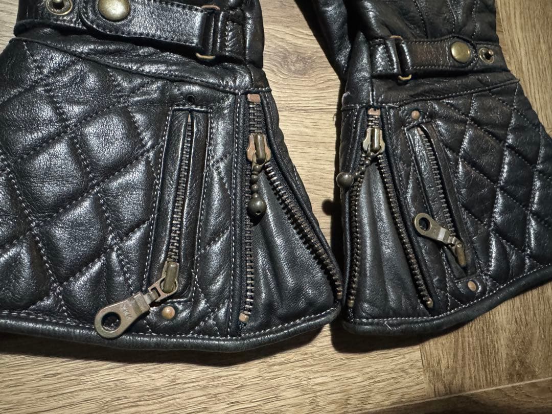 Schott レザー バイクグローブ ショット アメカジ ハーレー 牛革