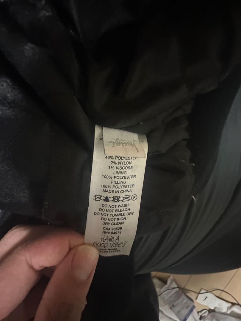 ジャケット・アウター STUSSY SPORT MELTON VARSITY JACKET 23FW