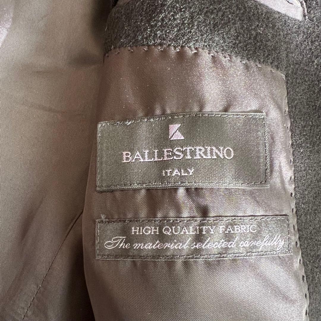 カシミヤ100% バレストリーノ イタリア チェスターコート M