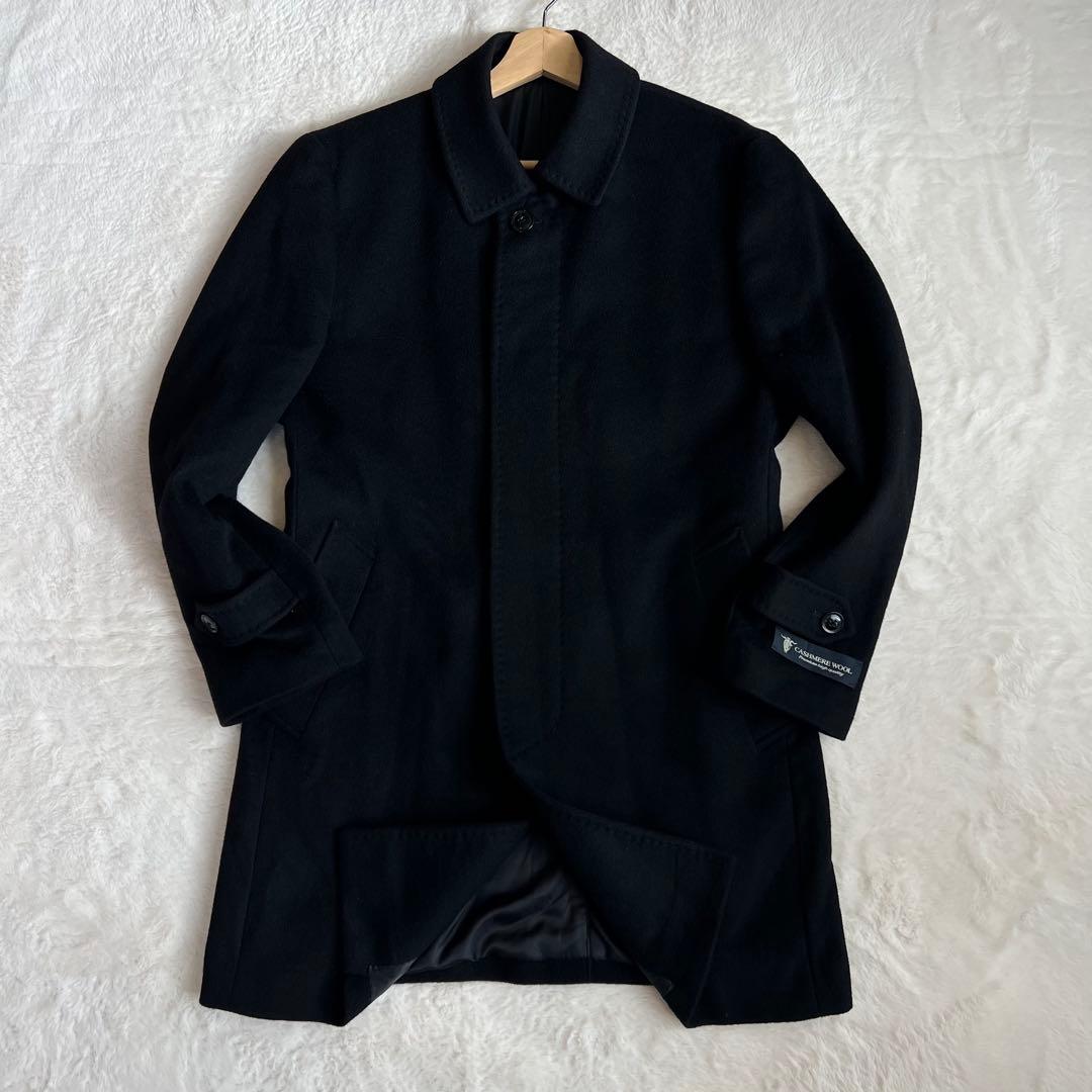 カシミヤ100% バレストリーノ イタリア チェスターコート M