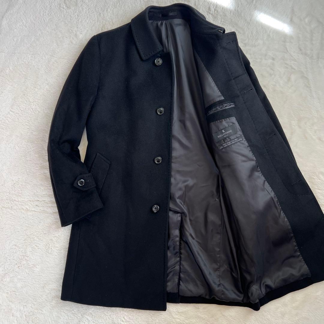 カシミヤ100% バレストリーノ イタリア チェスターコート M