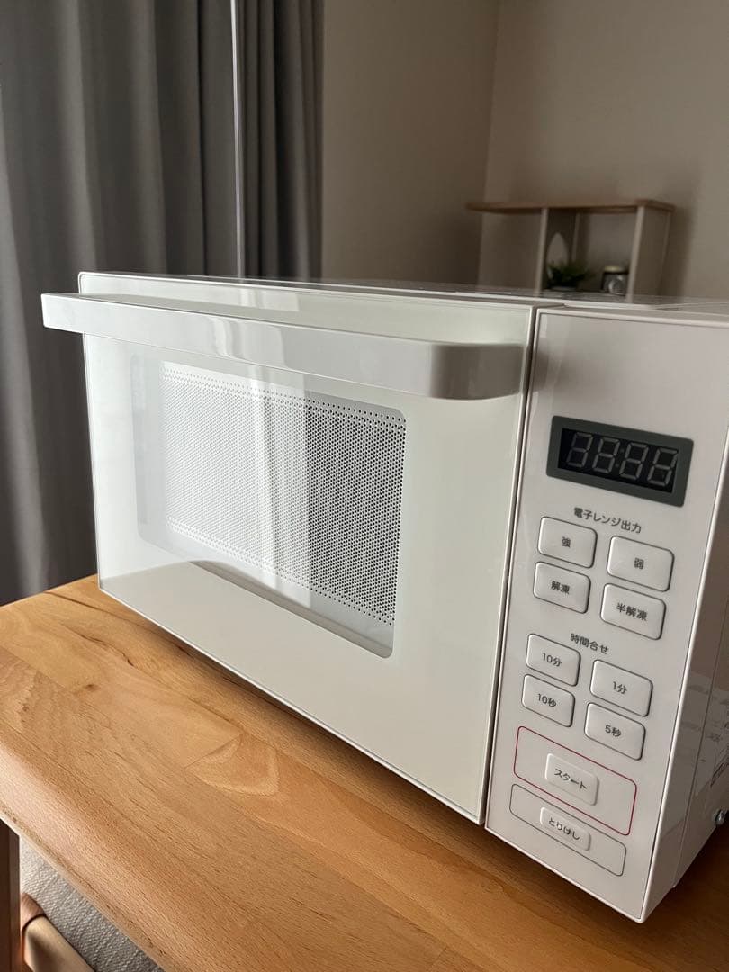 無印良品 電子レンジ MJ-SER18A 未使用品
