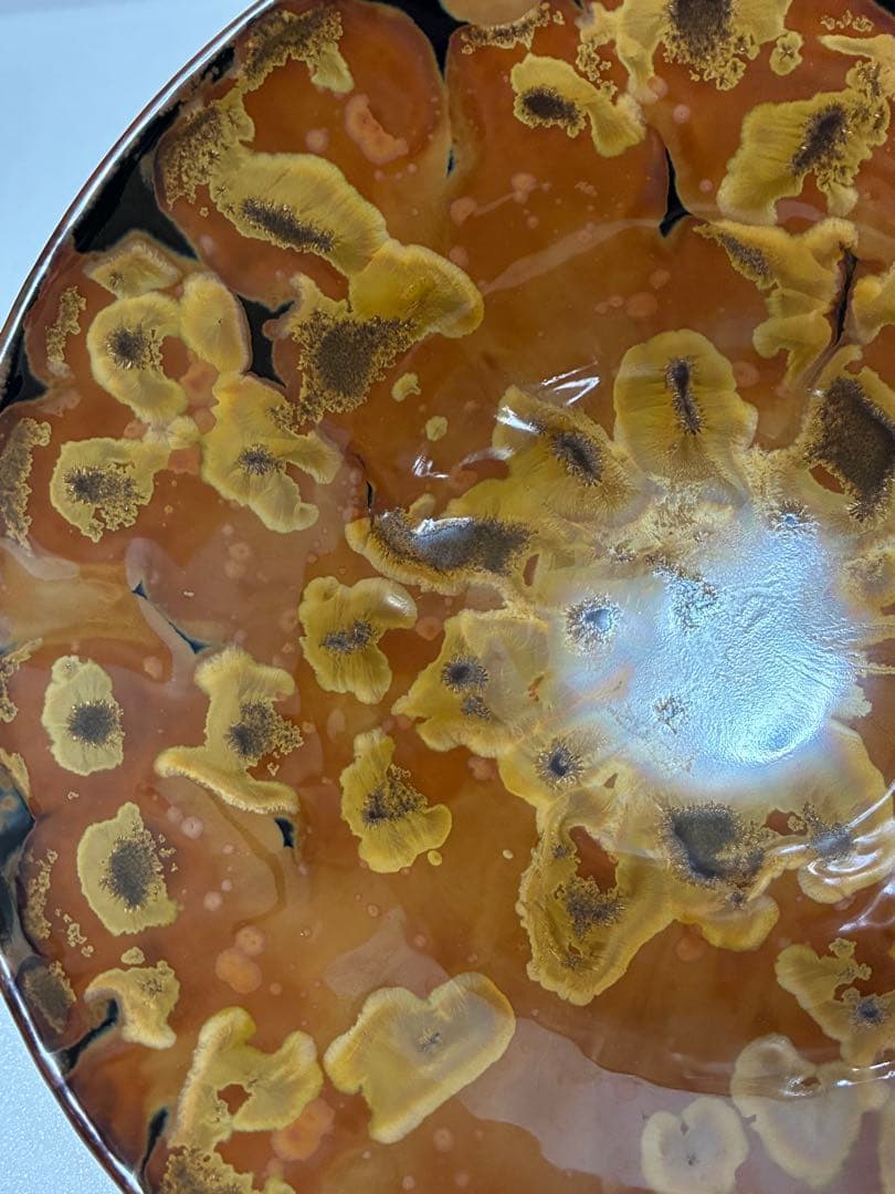 お値下❌有田焼 宮家献上 日展作家馬場真右衛門 馬場九洲夫 朝顔型 雷神 鉢