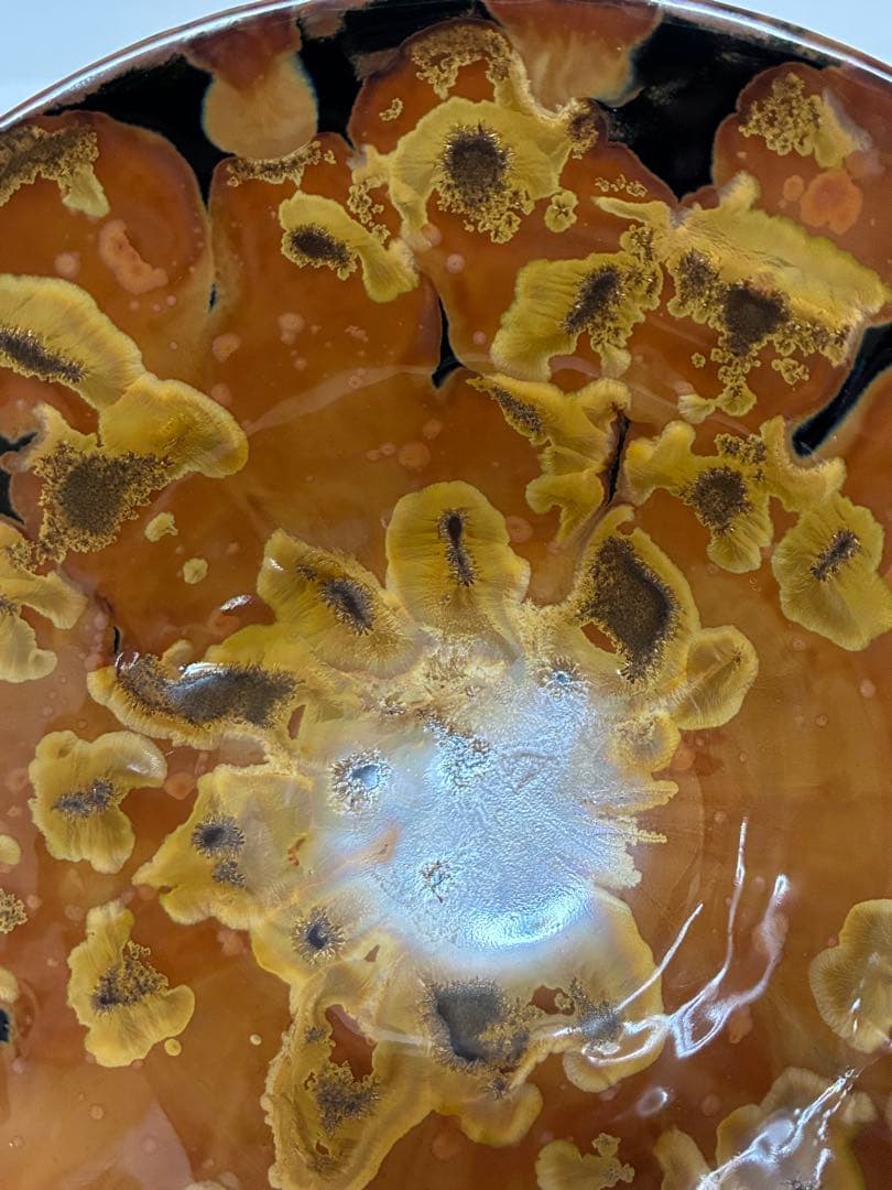 お値下❌有田焼 宮家献上 日展作家馬場真右衛門 馬場九洲夫 朝顔型 雷神 鉢