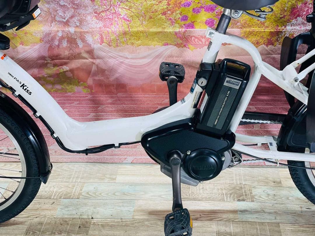 K2160 電動自転車ヤマハ子供乗せ 20インチ 8.7Ah ホワイト