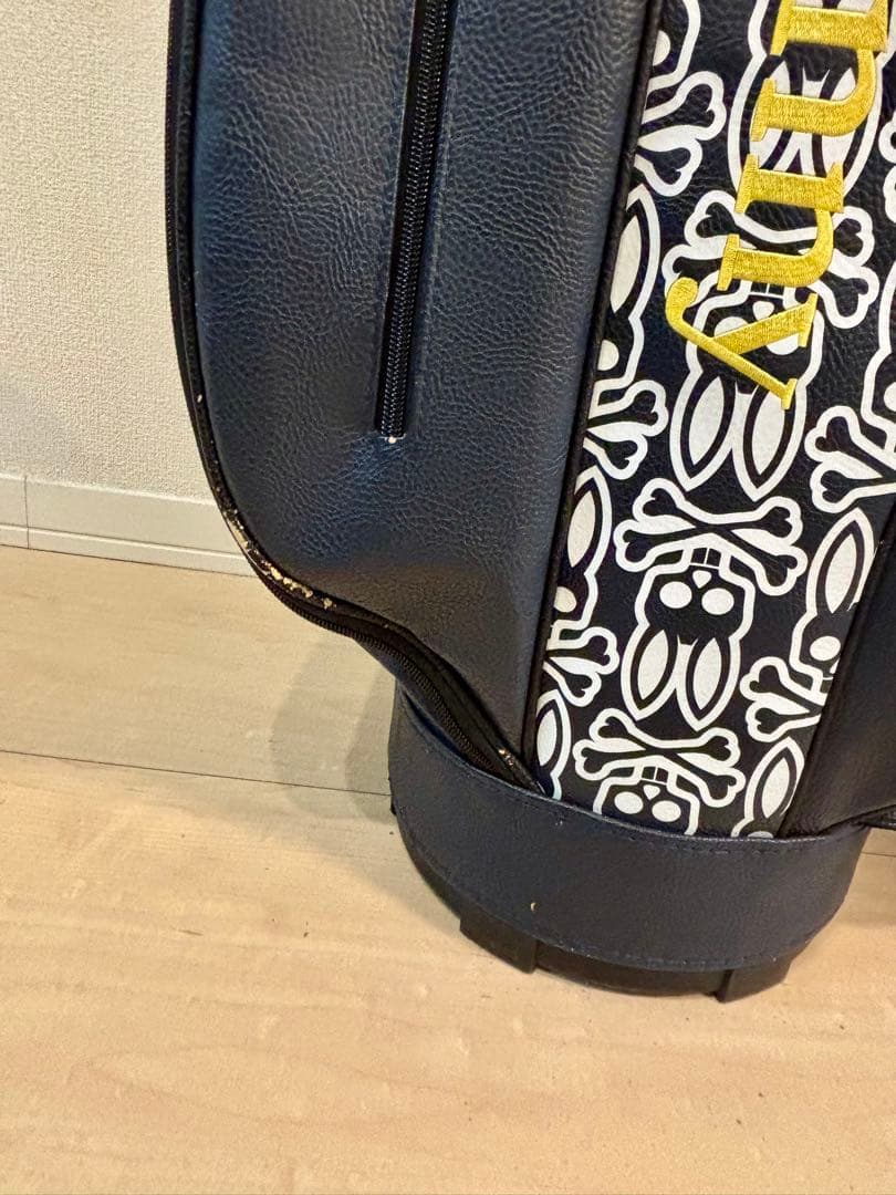 Psycho Bunny キャディバッグ 紺/白/黄色