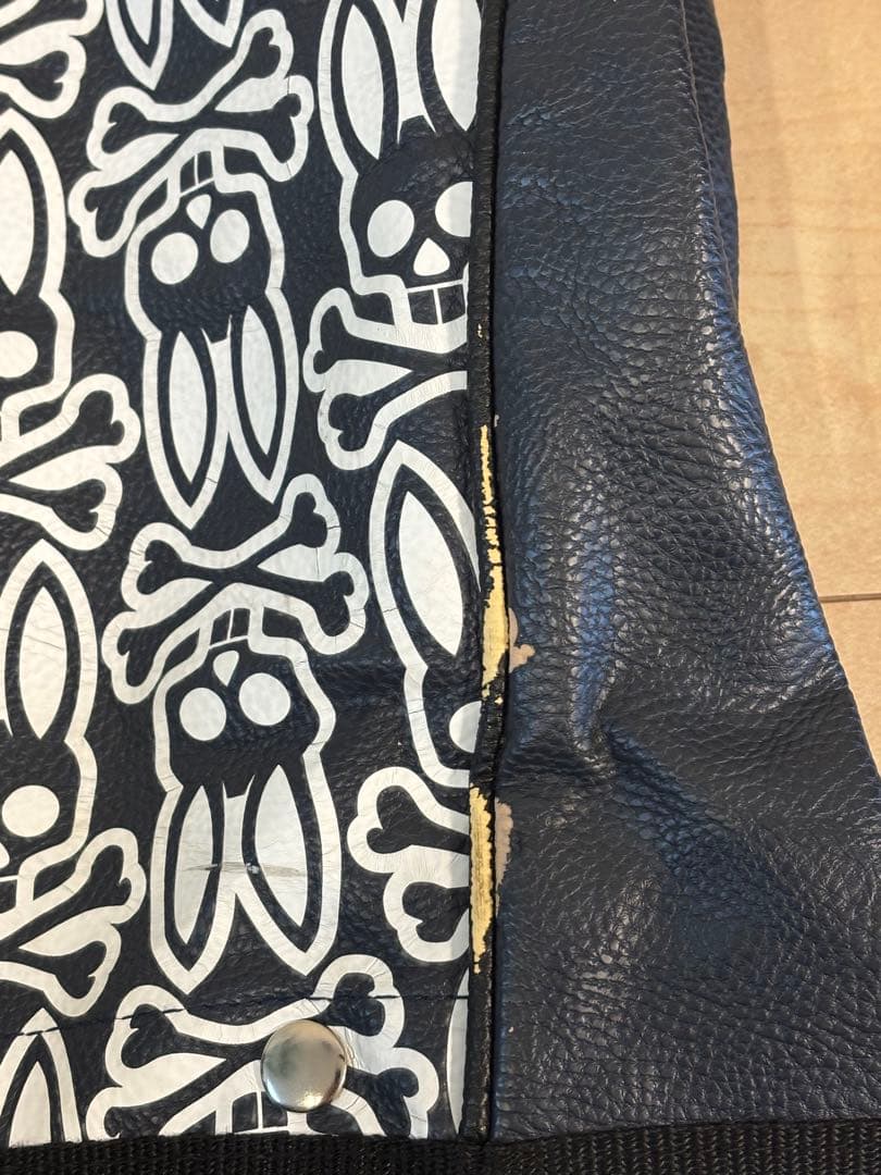 Psycho Bunny キャディバッグ 紺/白/黄色