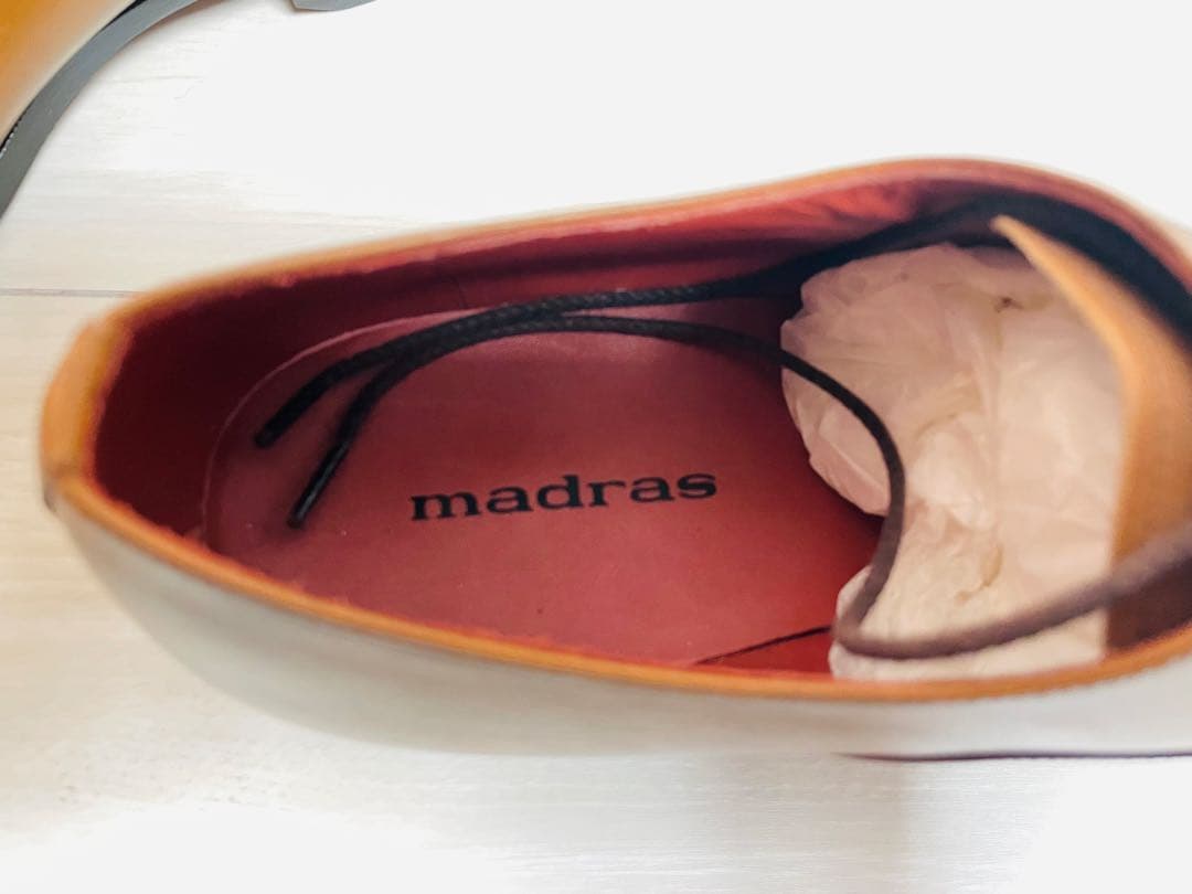 madrasマドラス新品・未使用ビジネスシューズ　マッケイ製法 革底25.5cm