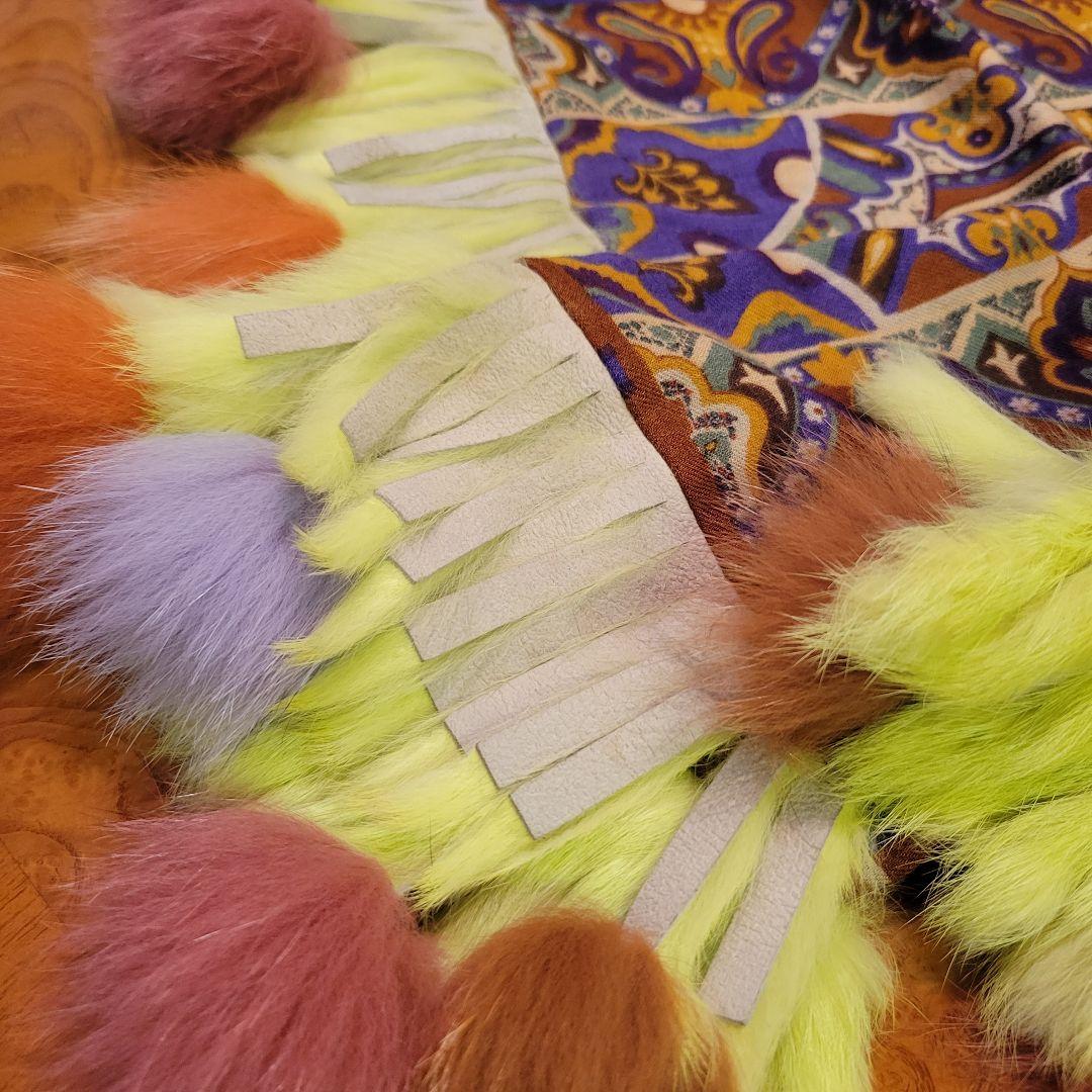 ETRO ペイズリー柄 大判 ファーストール マフラー