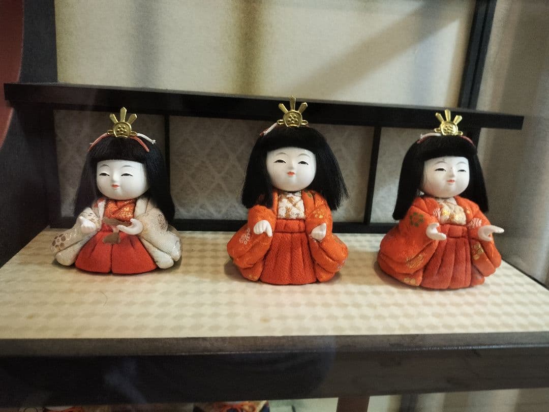 昭和40年代 アンティーク 希少雛人形 (オルゴール、ライト付き)