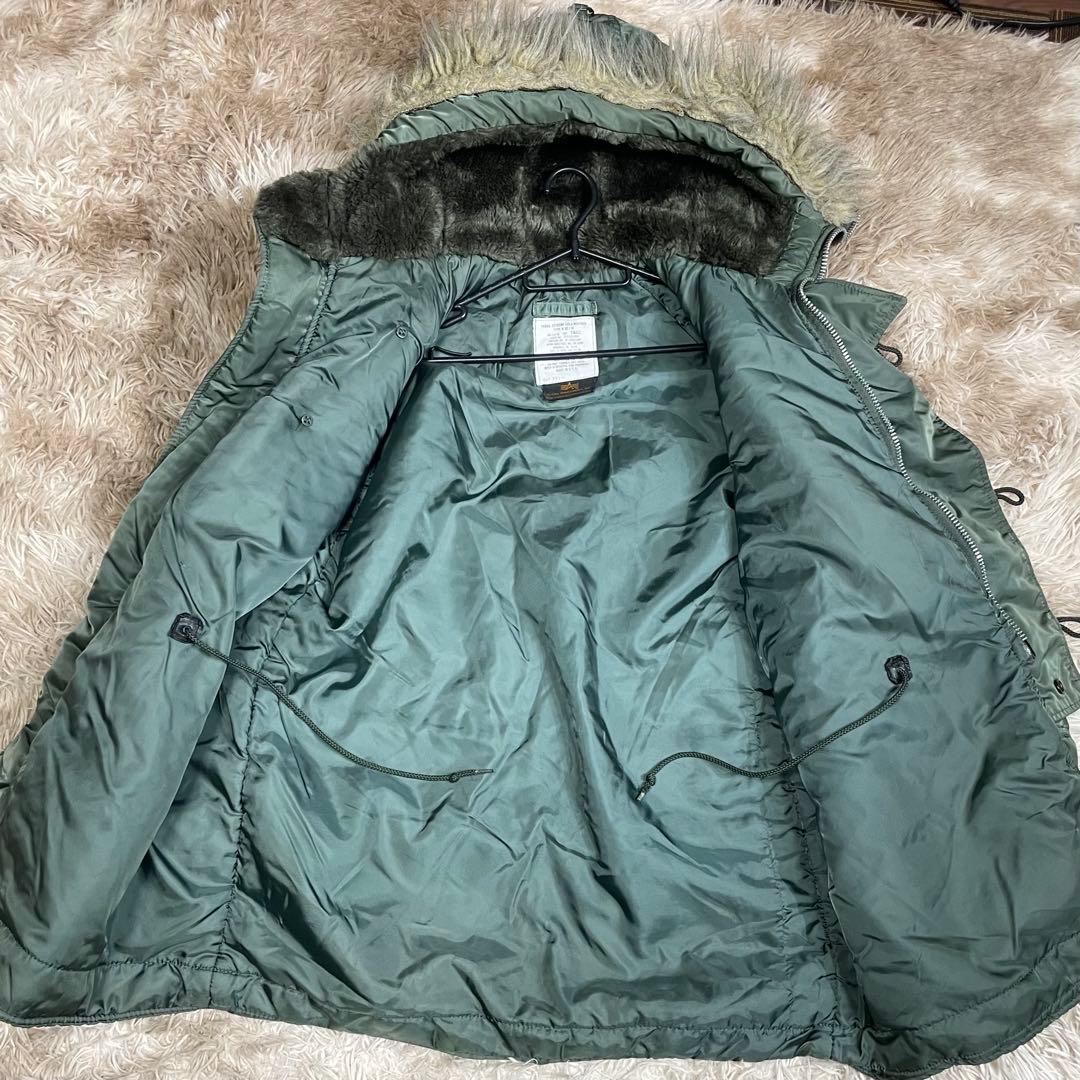 アルファインダストリーズ　N-3B フライトジャケット　アメリカ製　USA製