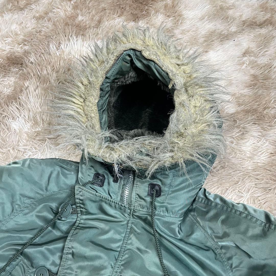 アルファインダストリーズ　N-3B フライトジャケット　アメリカ製　USA製