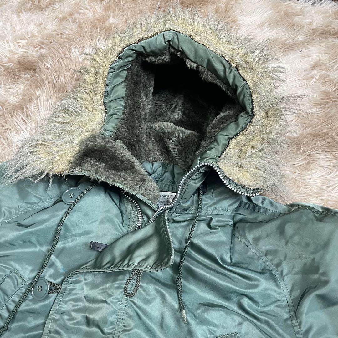 アルファインダストリーズ　N-3B フライトジャケット　アメリカ製　USA製