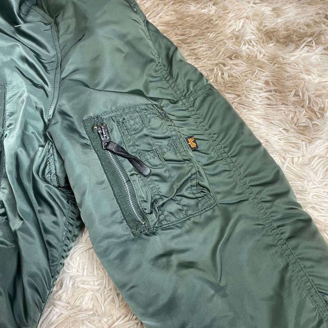 アルファインダストリーズ　N-3B フライトジャケット　アメリカ製　USA製