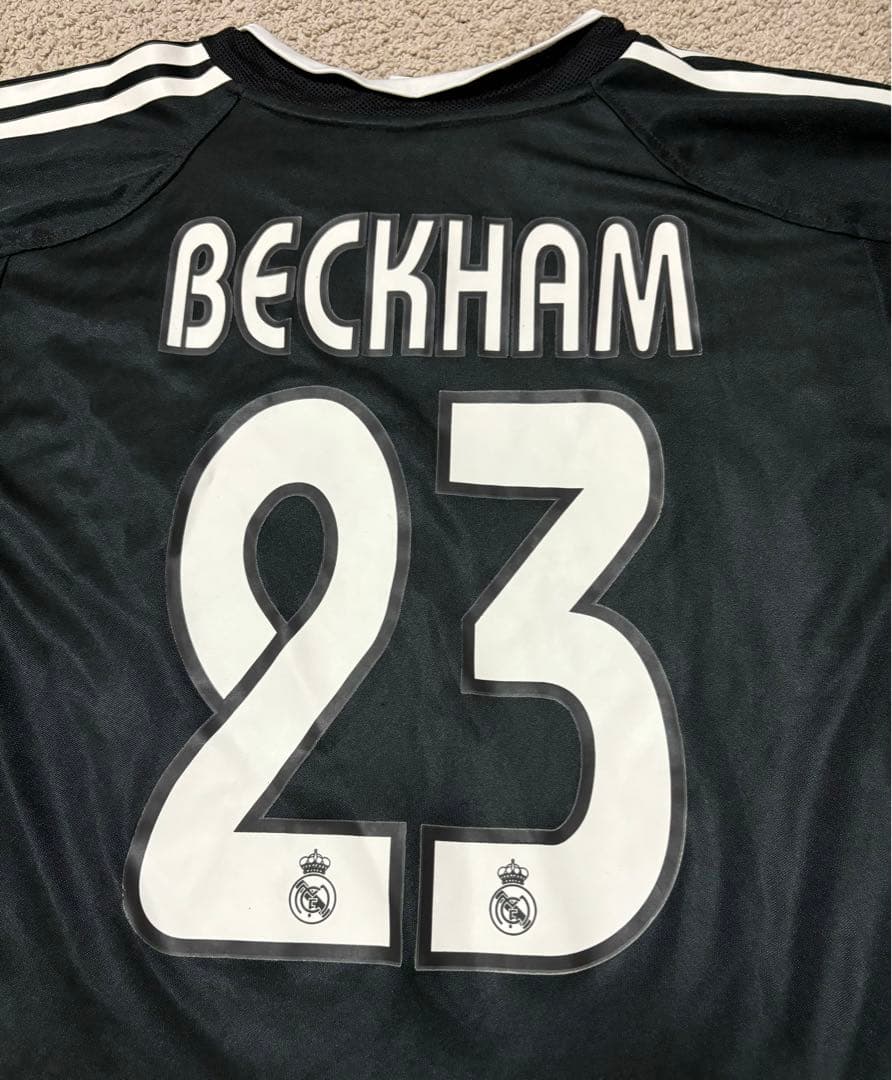サッカー　 レアルマドリード　 ベッカム　 アディダス ユニフォーム