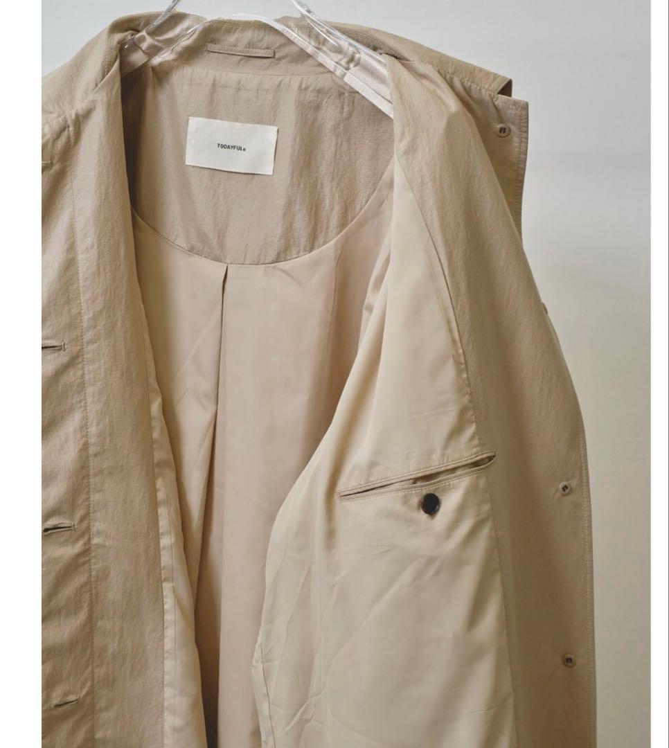 トゥデイフル Nylon Soutiencollar Coat 38