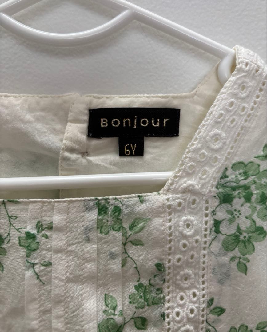 bonjour diary フラワー柄 ワンピース 6y