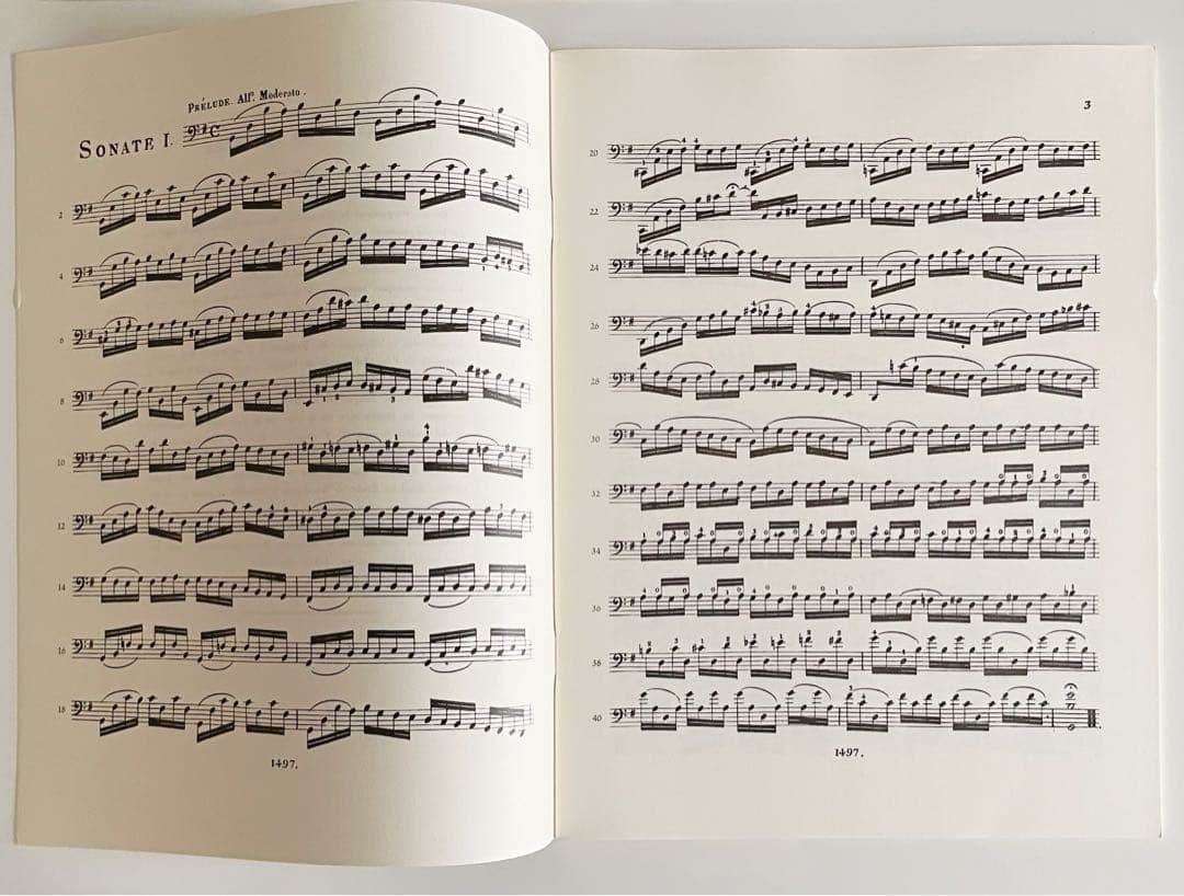 バッハ◇無伴奏チェロ組曲◇BWV1007-1012◇原典版◇ベーレンライター版◇