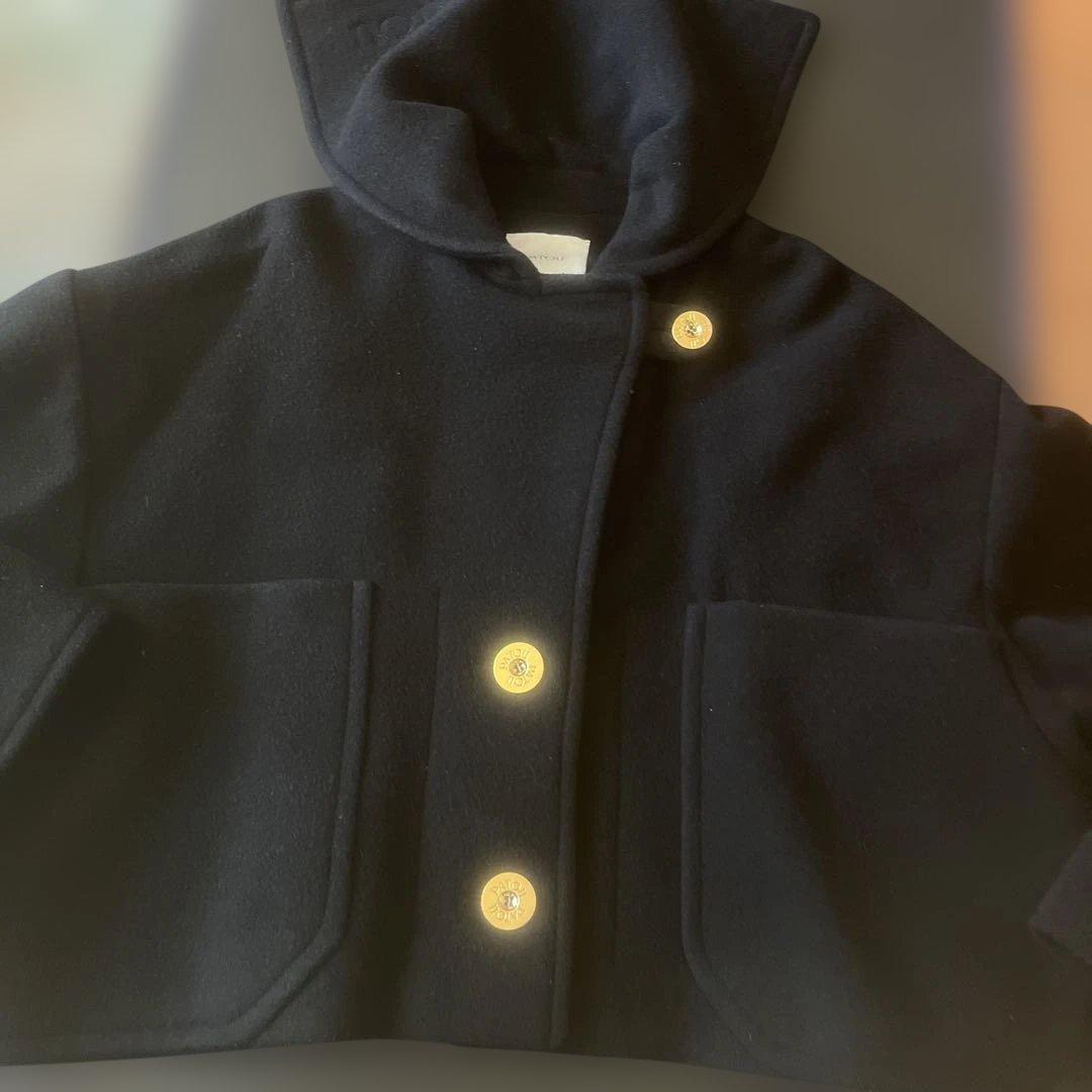 PATOUパトゥーダブルフェイスウール クロップコート36