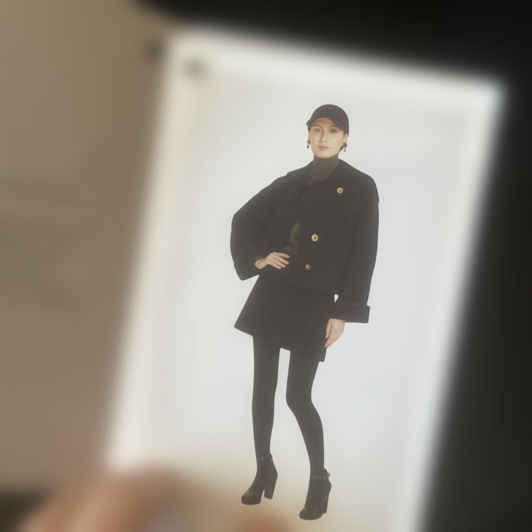 PATOUパトゥーダブルフェイスウール クロップコート36