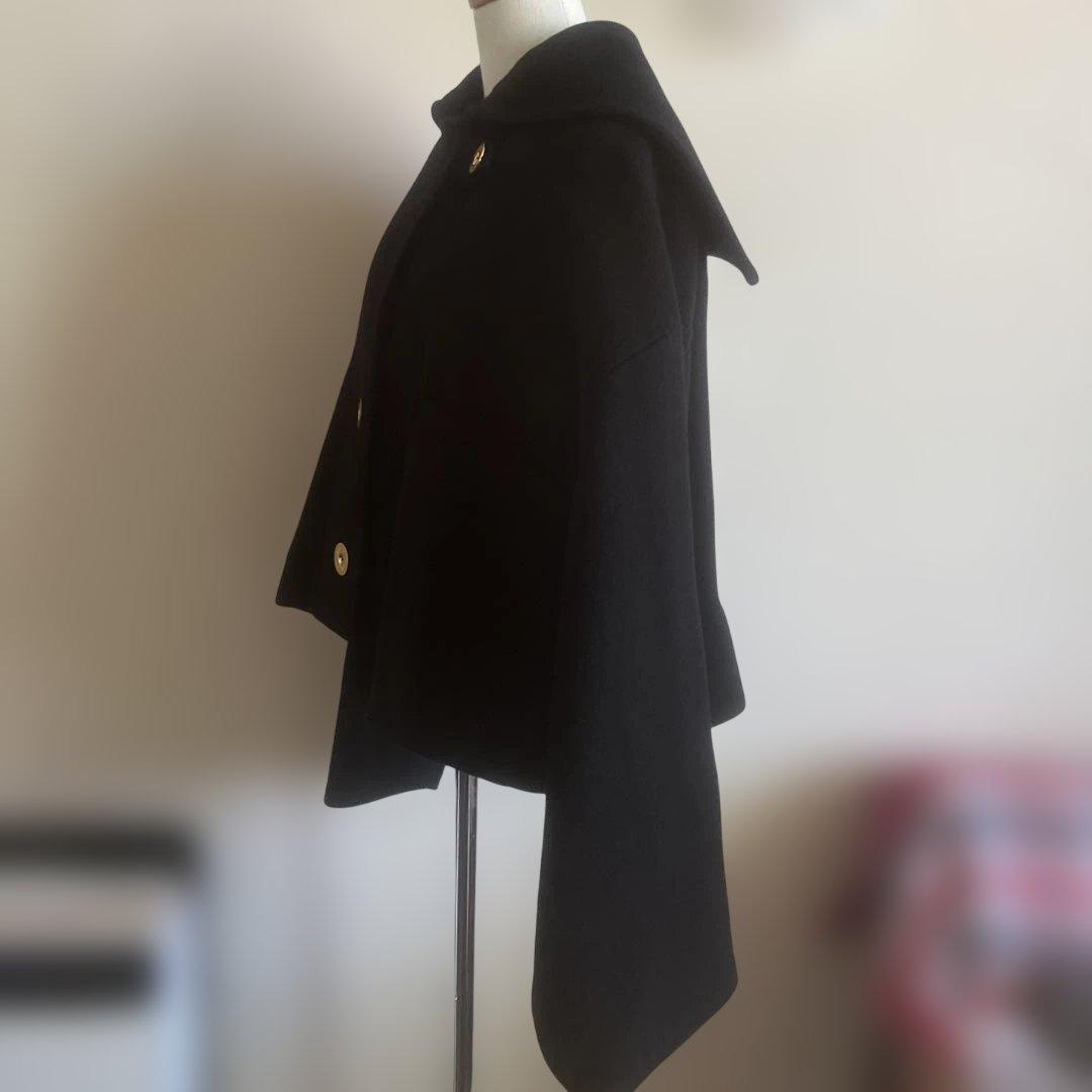 PATOUパトゥーダブルフェイスウール クロップコート36