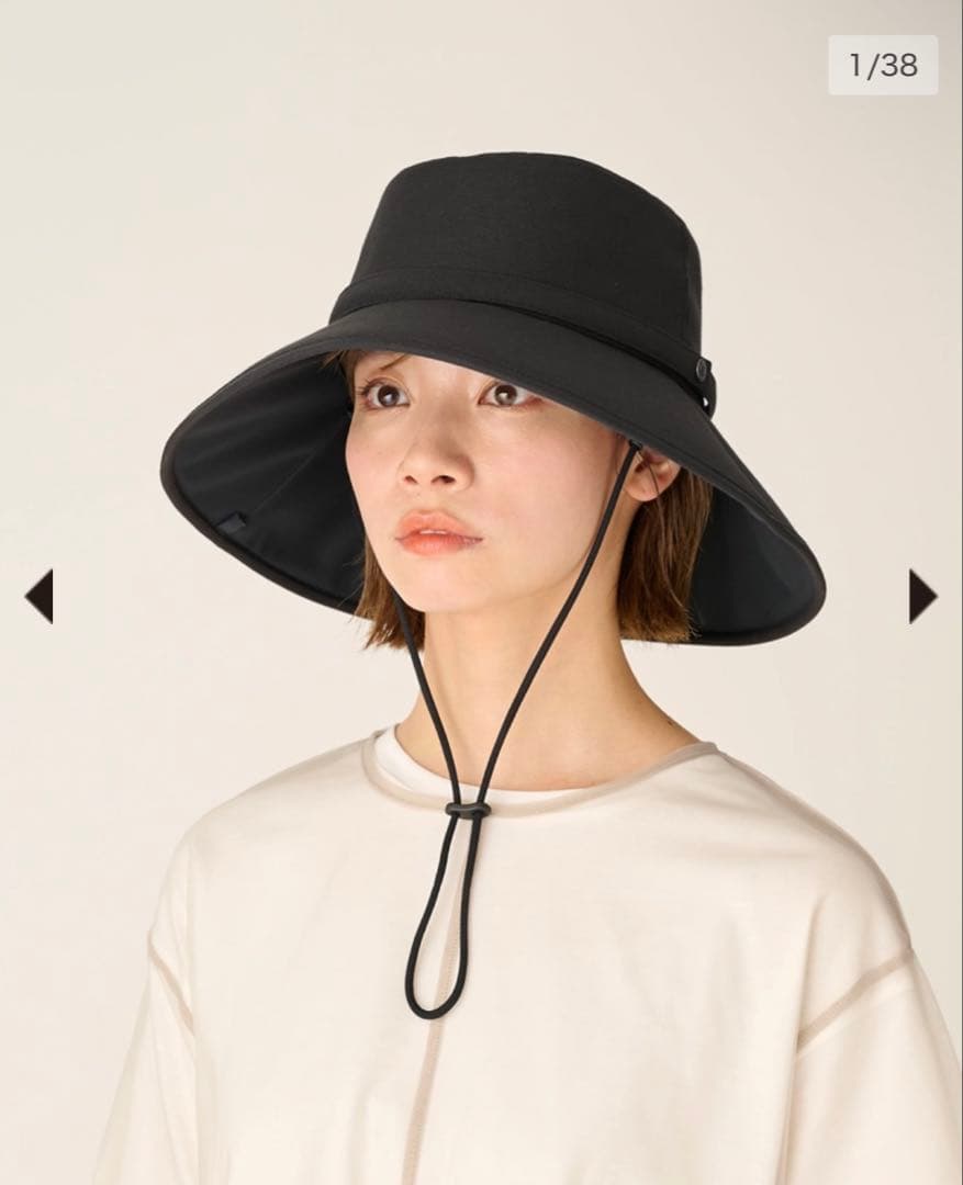 サンバリア100 ウィンドハット　uv帽子　Lサイズ