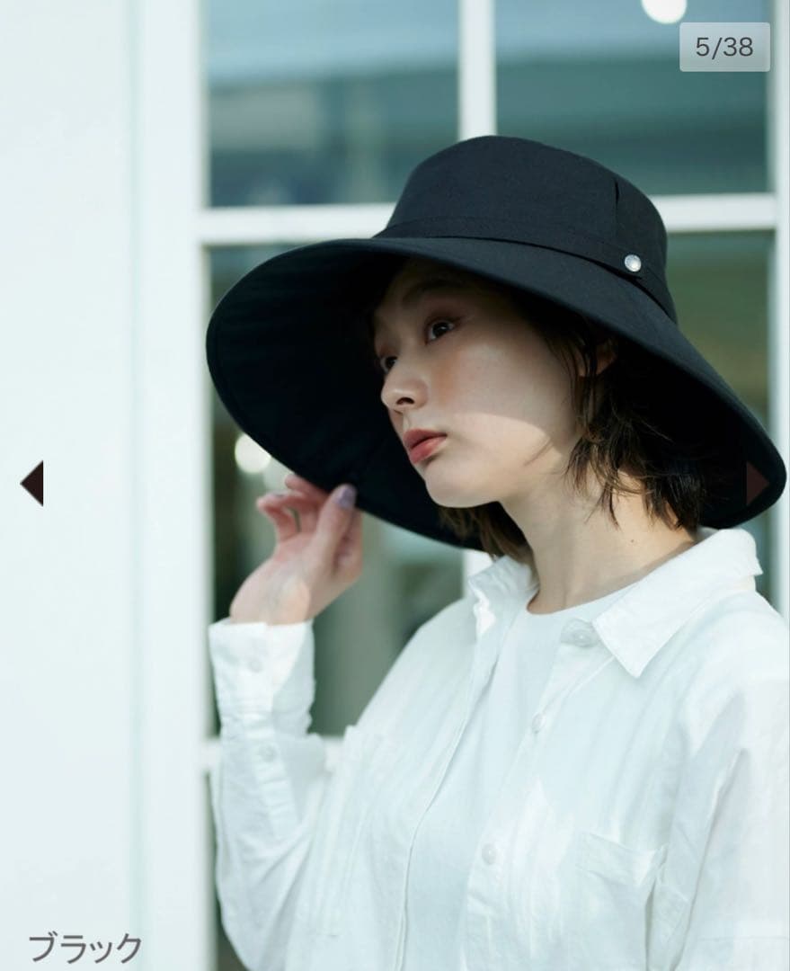 サンバリア100 ウィンドハット　uv帽子　Lサイズ