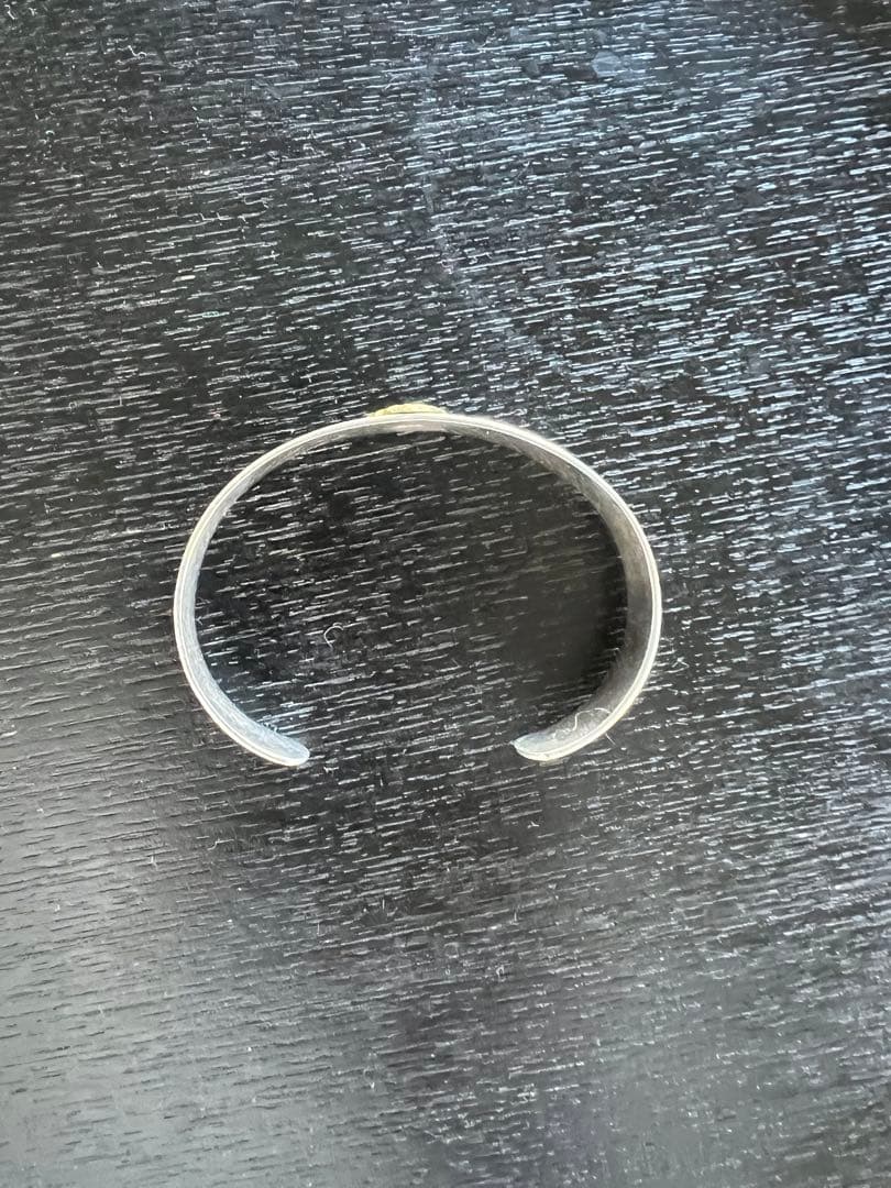 ゴールドイーグルシルバーバングル　925刻印