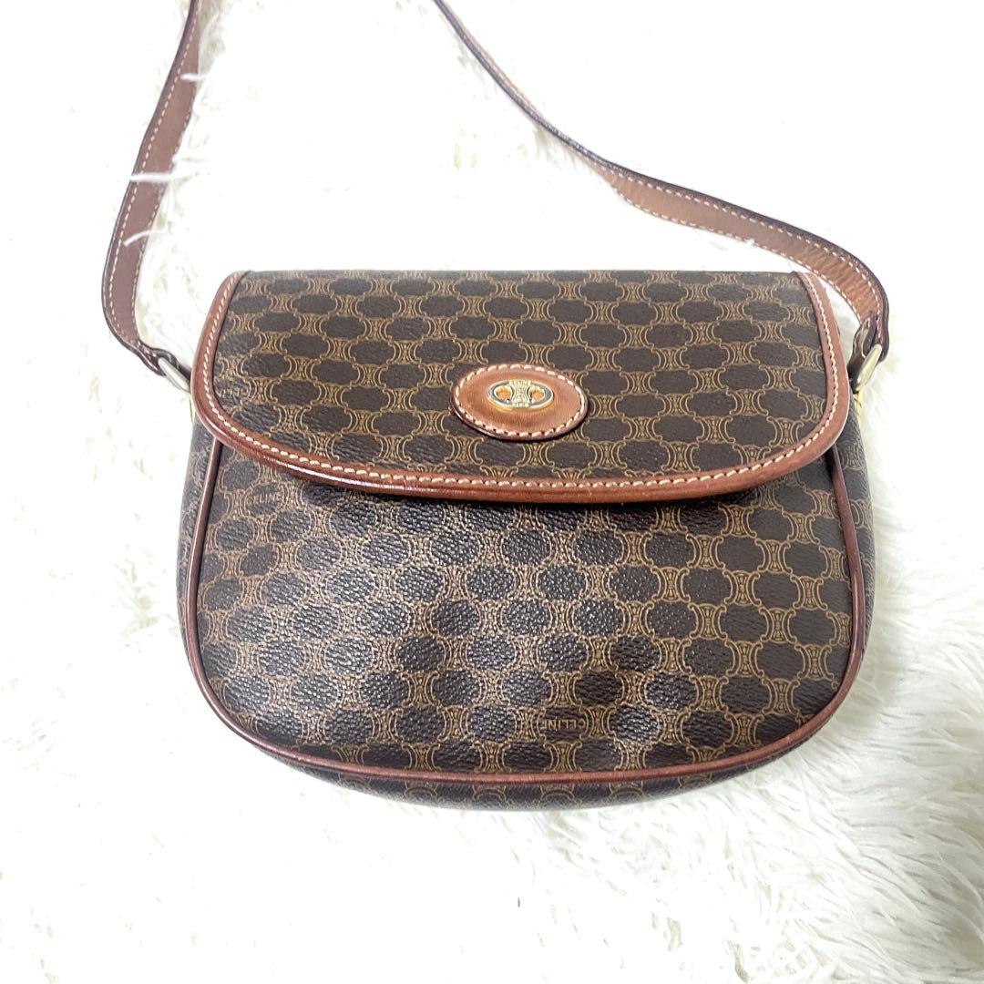 CELINE ションダーバッグ　オールドセリーヌ　マカダム　ヴィンテージ