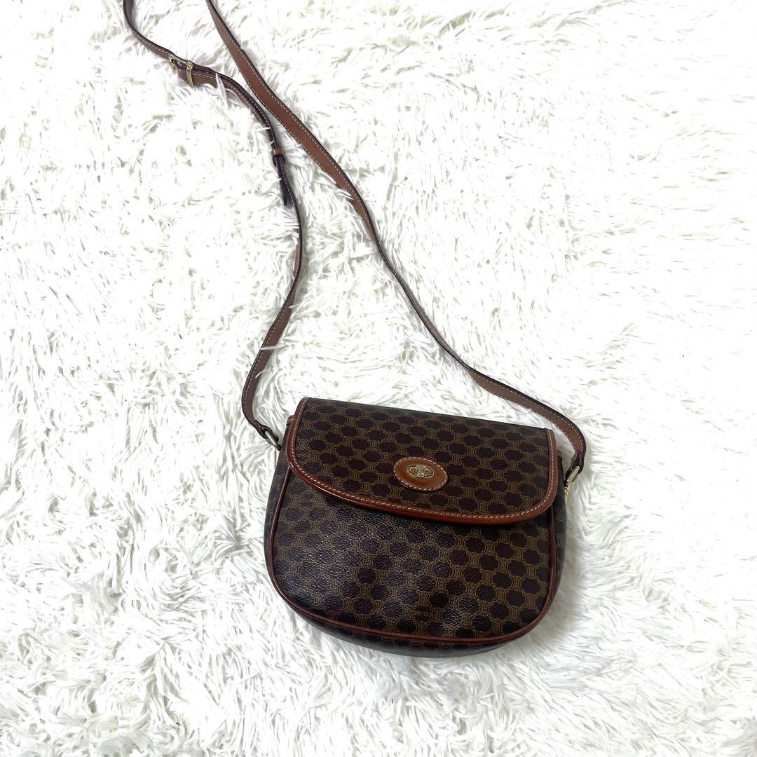 CELINE ションダーバッグ　オールドセリーヌ　マカダム　ヴィンテージ