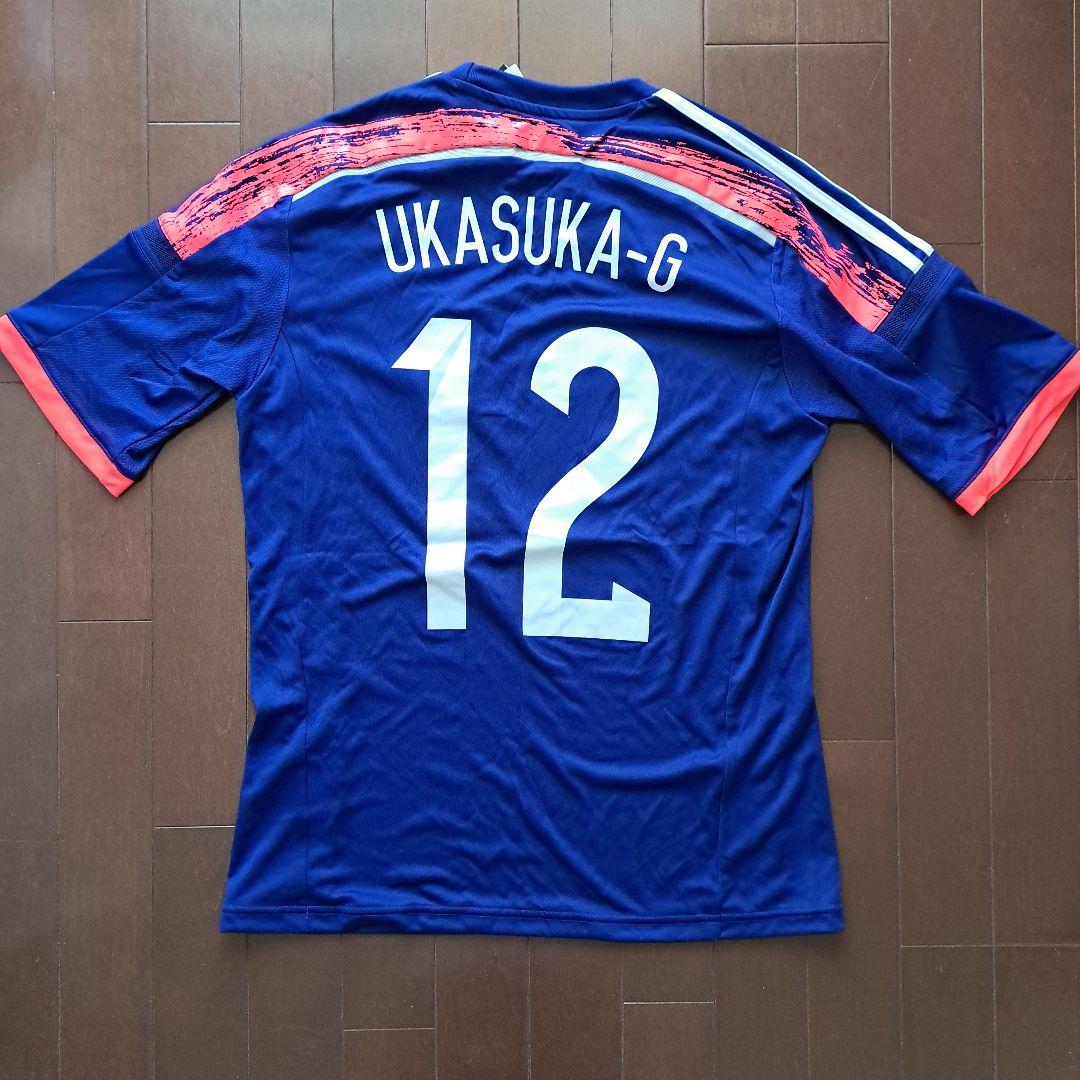 ウカスカジー　adidas 日本代表 サッカーシャツ Mサイズ