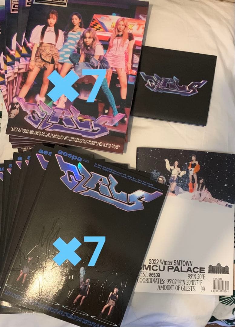 aespa トレカ＋アルバム　girls