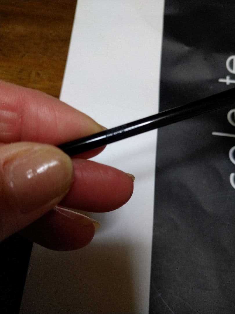 コレットマルーフ装飾のブラックヘアピン