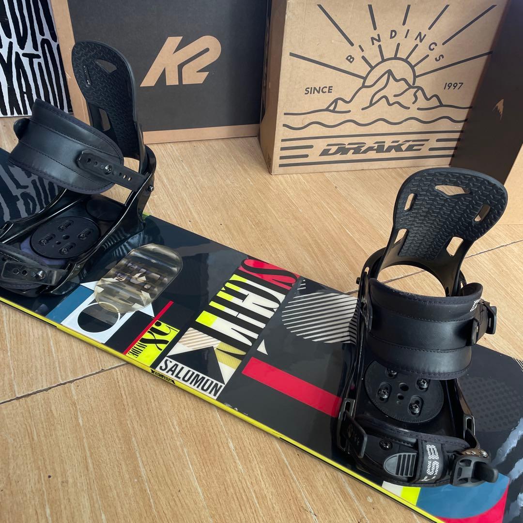 SALOMON×CSB　サロモン　バインディング付スノーボードセット