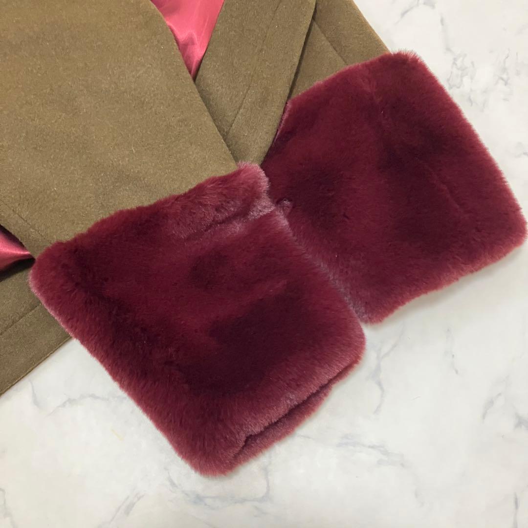 PAMEOPOSE✨パメオポーズ　マンダリンコクーンコート　ファー