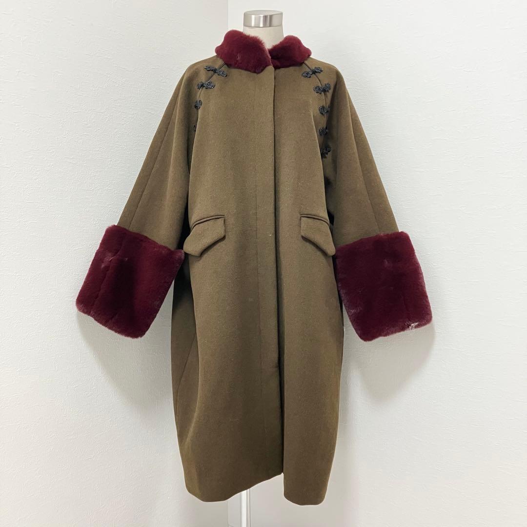 PAMEOPOSE✨パメオポーズ　マンダリンコクーンコート　ファー