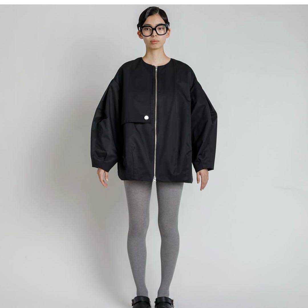 soyy. nocolor zip jacket /ブラック