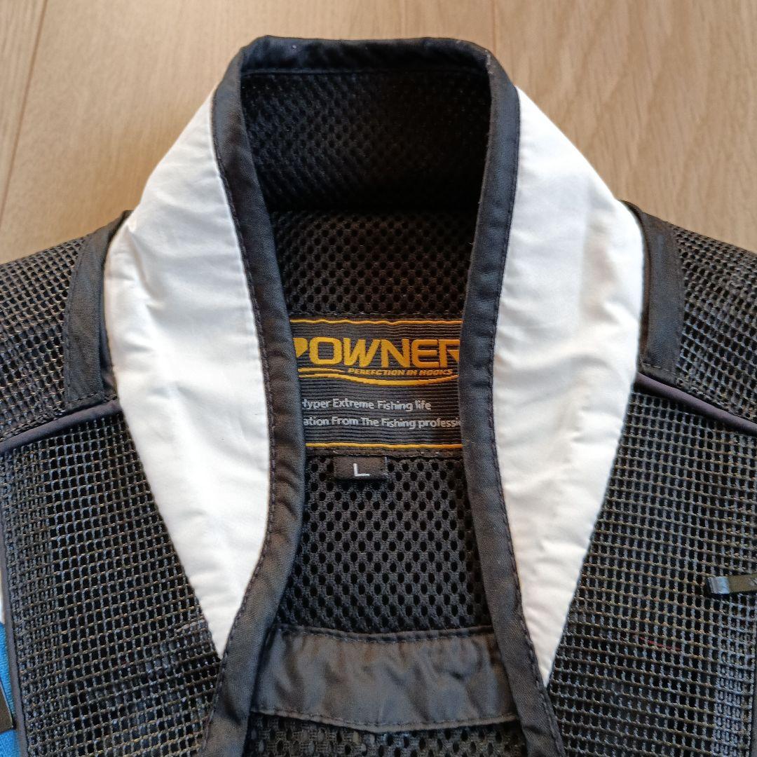 OWNER フィッシングベスト Lサイズ ホワイト