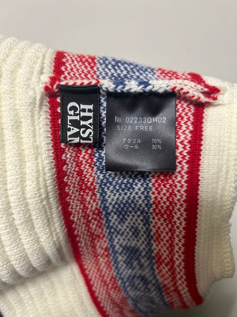 HYSTERIC LOGO ニットバケットハット