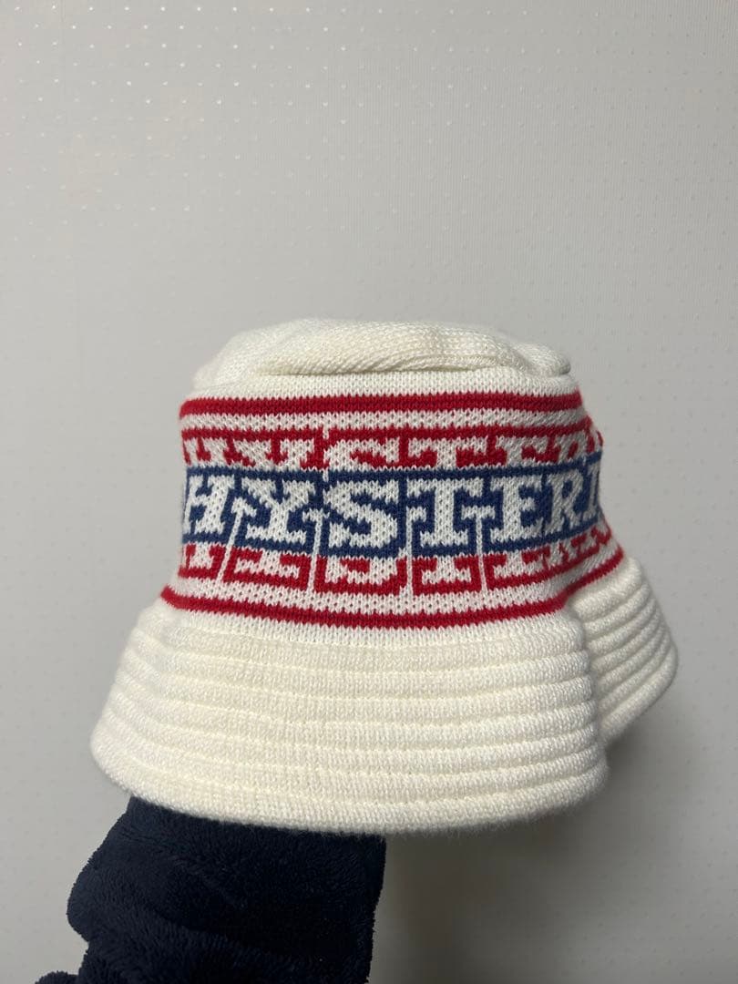HYSTERIC LOGO ニットバケットハット