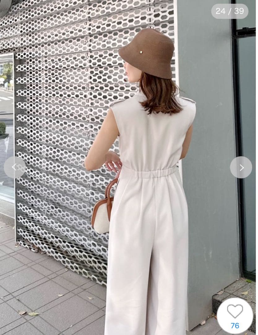 【SNIDEL/新品未使用】トレンチディテールオールインワン